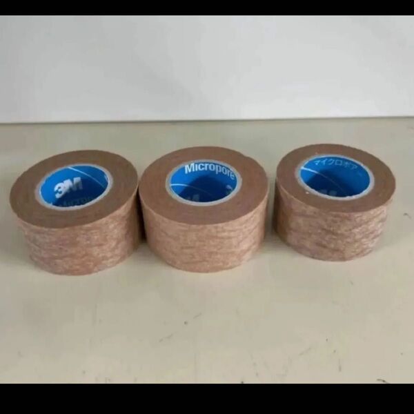 3M マイクロポア スキントーン 25mm × 9.1m 3巻 1533-1