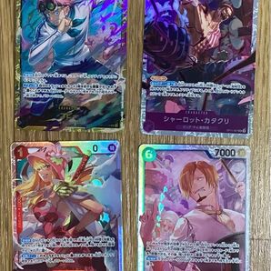 ワンピースカード コビーSEC カタクリSR 孔雀SR サンジSR