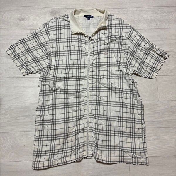 BURBERRY バーバリー ロンドン 半袖シャツ 半袖パーカー ノバチェック Lサイズ