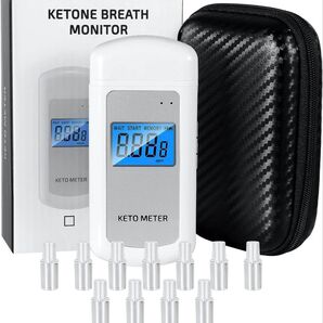 ケトン体測定器 チェッカー 呼気式 ケトーシス ケトジェニックダイエット ケトン体確認 デジタルメーター
