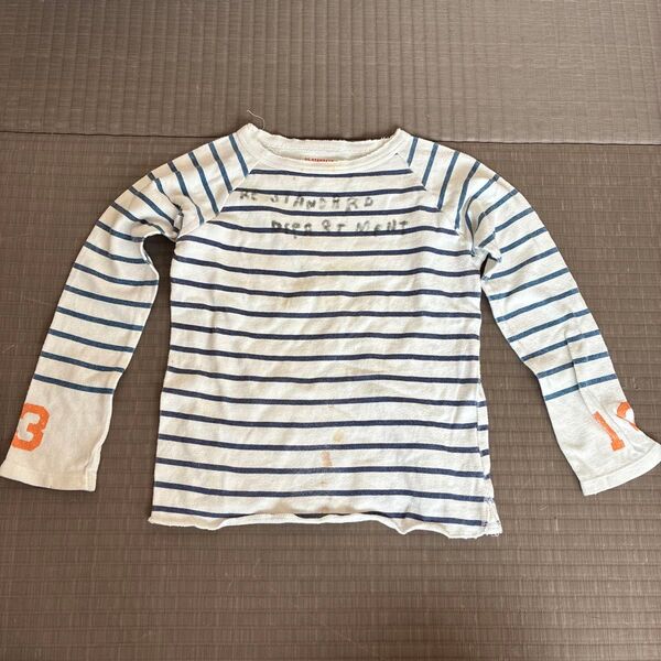 ボーダー 長袖Tシャツ ロンT 120