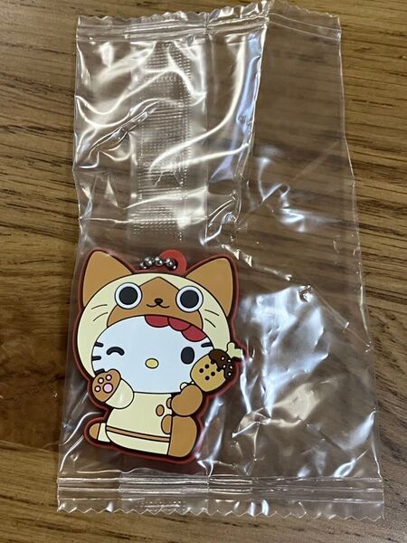 モンスターハンター × サンリオキャラクターズ カプセルラバーマスコット アイルー × ハローキティ