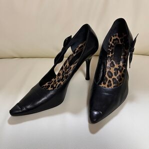 POOL SIDE プールサイド レザーパンプス