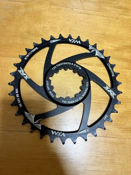 ダイレクトマウントチェーンリング 34t ナローワイド OFFSET3mm