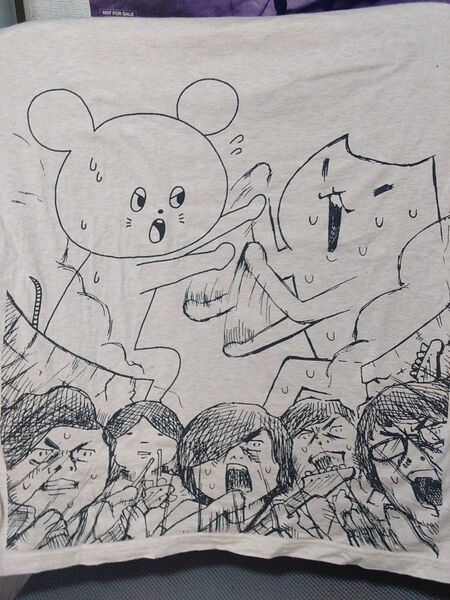 【レア】キュウソネコカミ × フテネコ コラボTシャツ XL