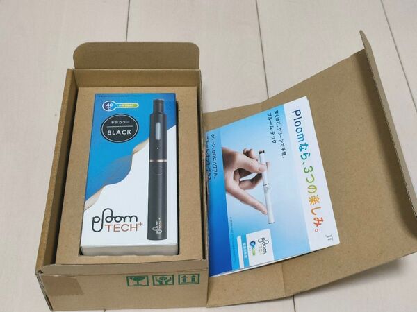 新品未開封★プルームテックプラス Ploom TECH+ 本体 ブラック スターターキット 未使用
