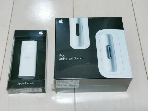 新品未開封★Apple iPod Universal Dock & Apple Remote 2点セット