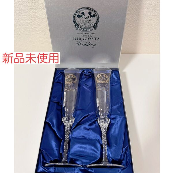 【新品未使用】 ディズニー ミラコスタ 挙式限定 シャンパングラス ペア Disney ゴンドラ