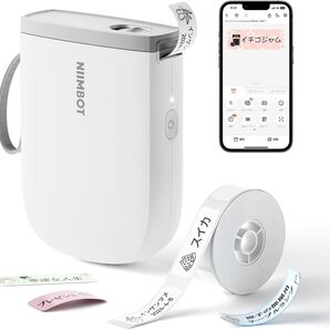 【新品】NIIMBOT D11 ラベルライター 感熱式 インクカートリッジ不要 Bluetooth スマホ アプリ対応 ホワイト