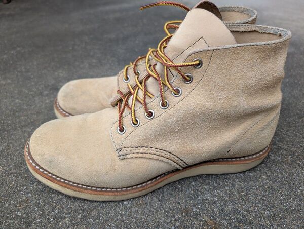【廃盤】レッドウィング 8167 プレーントゥ ラフアウトレザー US8.5D 26.5cm Redwing