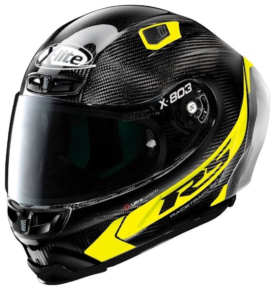 ノーラン X-lite X-803RS ウルトラカーボン HOTLAP フルフェイスウルトラカーボンカラー:イエロー XLサイズ
