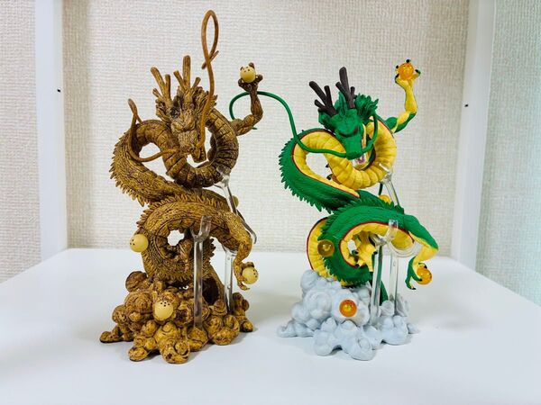 ドラゴンボールフィギュア 緑神龍&木目神龍 箱なし