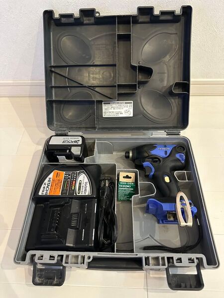 日立工機(現ハイコーキ)製 FWH14DSL インパクトドライバー 充電器付き バッテリー付き コードレス