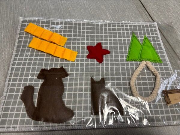 【ハンドメイド】犬用 ノーズワーク 嗅覚トイ 知育玩具 フェルト ペットおもちゃ