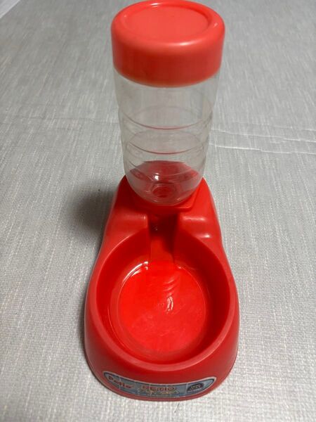 【美品】ペティオ Petio 自動給水器 赤 水飲み 給水