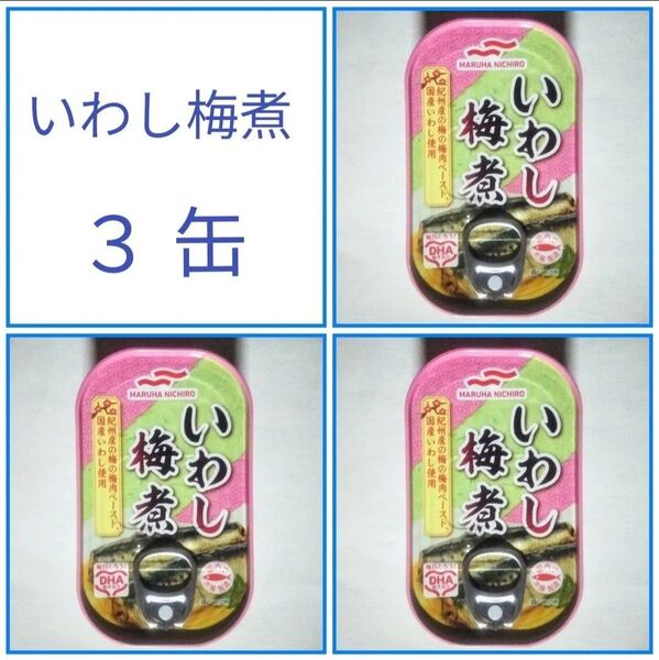 マルハニチロ いわし梅煮 缶詰 100g×3缶