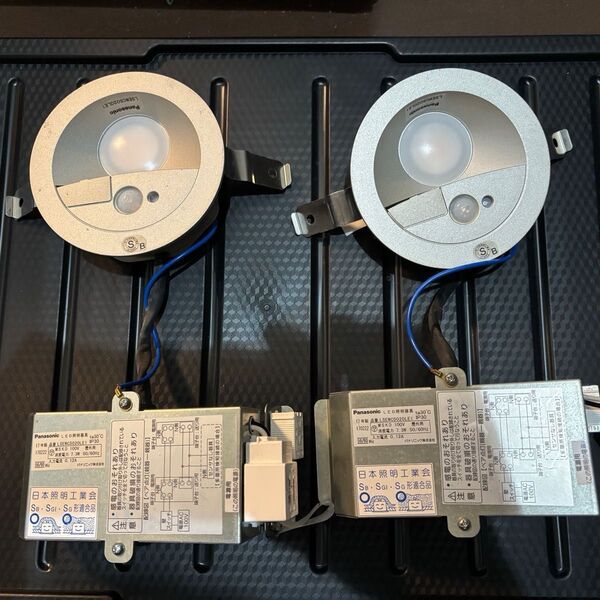 Panasonic 屋外用LEDダウンライト センサー内蔵 2個