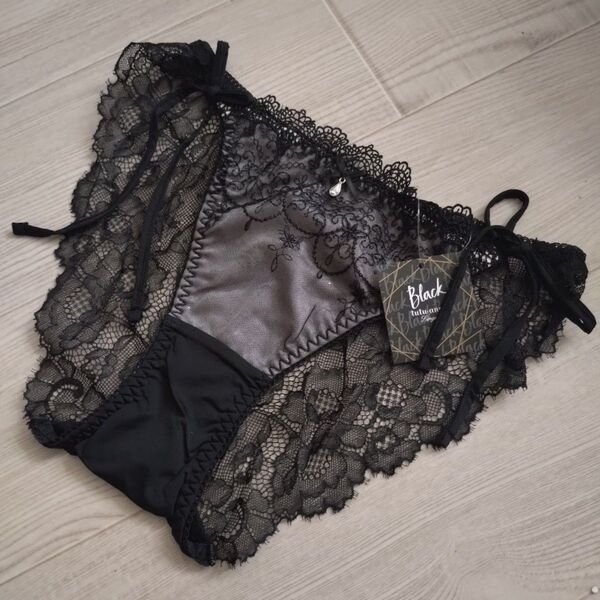 537*NEW!!tutuanna/チュチュアンナ★バッグ総レース紐ショーツ☆M