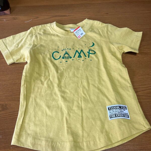 CLEUR HASTER キッズ Tシャツ キャンプ イエロー系 110cm 未使用