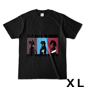 【非公式】にじさんじ〜さんばか影絵風Tシャツ XL