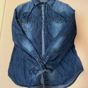 diesel デニムシャツ インディゴ Mサイズ