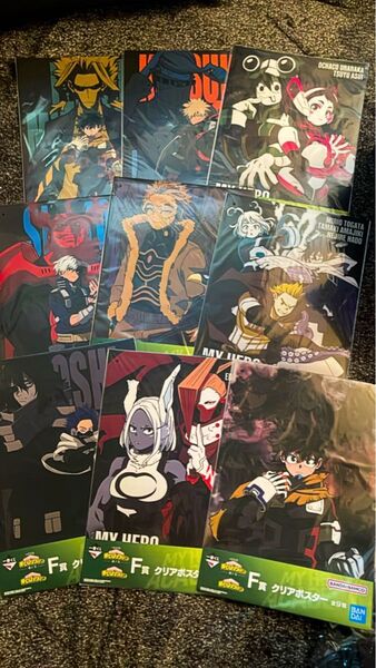 一番くじ 僕のヒーローアカデミア -紡ぐ力-F賞 クリアポスター(コンプリート)