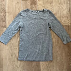 uniqlo ユニクロ クルーネックt 七分袖 【送料込】
