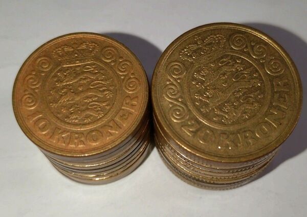 デンマーク硬貨(300デンマーククローネ)