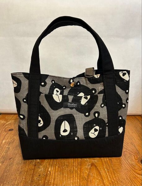 【ハンドメイド】 ミニトートバッグ ランチバッグ お散歩バッグ