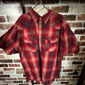 High Noon チェック柄 半袖シャツ 2XL 古着 シャツ アメカジ 半袖
