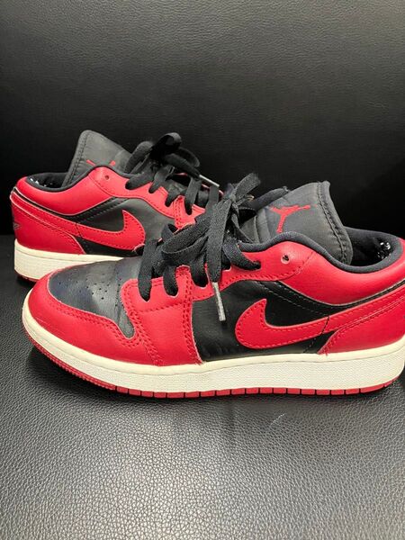 22.5cm Nike Air Jordan 1 Low GS "Varsity Red"