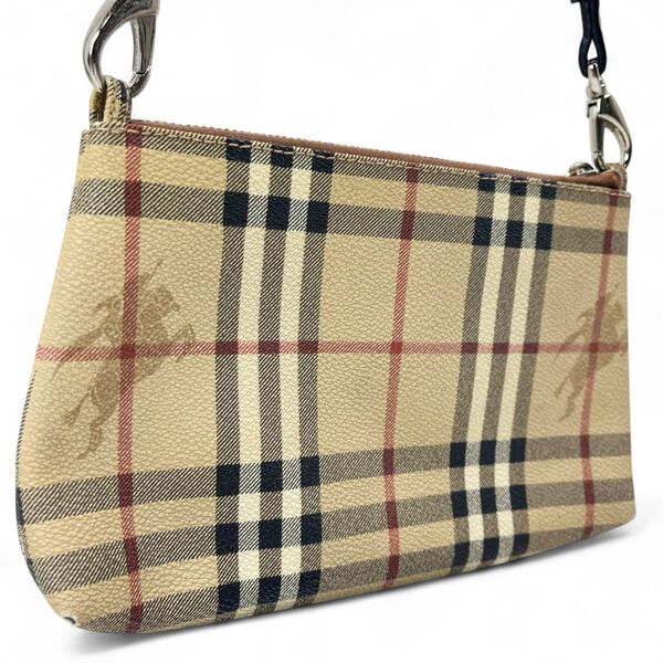 BURBERRY バーバリー ノバチェック ショルダーバック PVCレザー