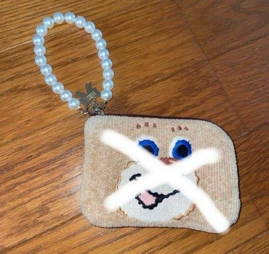 チェーン パール キーホルダー フェイラー テディ ポーチ