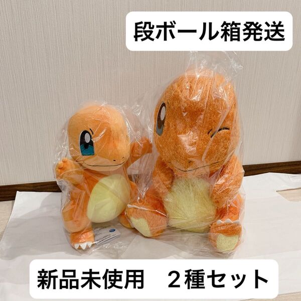 【新品未使用】 ポケモン ヒトカゲ ぬいぐるみ 2種セット ポケットモンスター めちゃもふぐっと プライズ