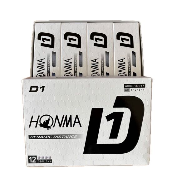 HONMA D1 ゴルフボール ホワイト