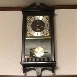 1945年代 リズム時計 ゼンマイ式 振り子時計【稼動品】