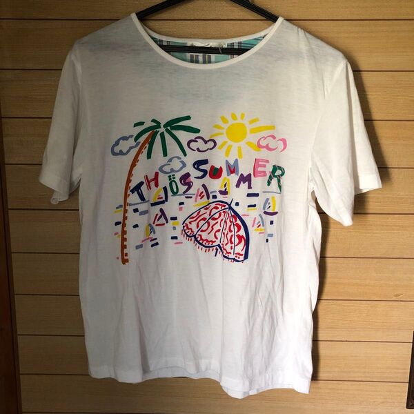 Tシャツ 半袖 Tシャツ 90s常夏 プリントTシャツ M 未使用 可愛い 柄物 vintage