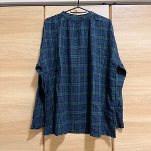 410.リネンブレンドブラウス m.n