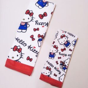 HELLO KITTY バスタオル フェイスタオル 2枚セット