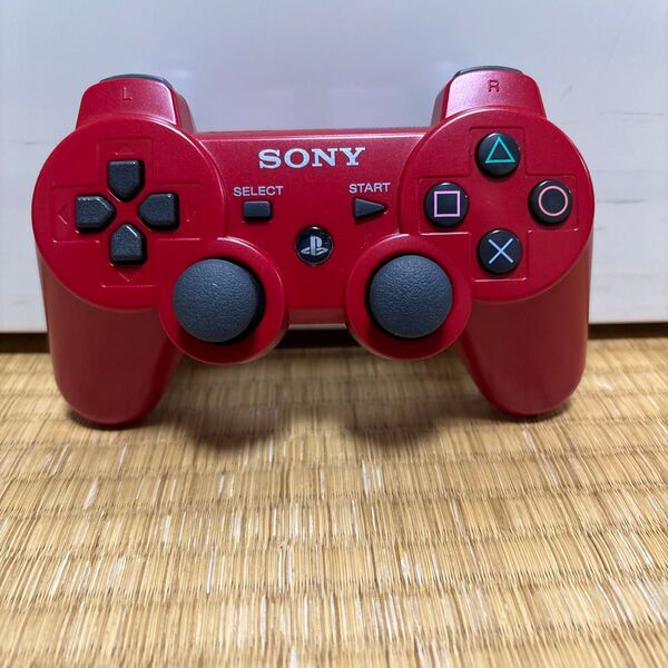 分解清掃済み PS3 コントローラー レッド