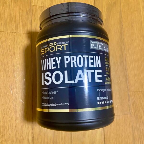 【新品未使用】WHEY PROTEIN ホエイプロテイン プレーン カリフォルニアゴールドニュートリション 454g