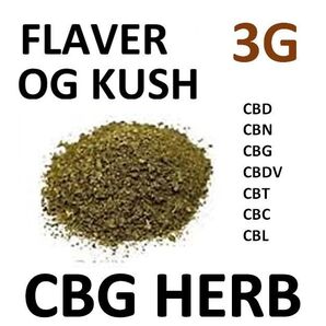 3グラム CBG ハーブ テルペン OG KUSH 添加