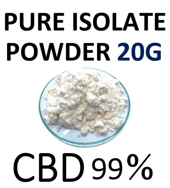 【20G 高純度 99%】CBD アイソレート クリスタル パウダー CBD CBN CBG