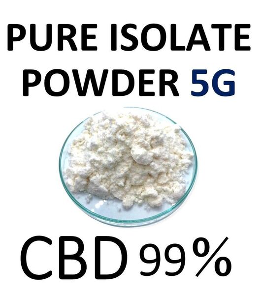 【5G 高純度 99%】CBD アイソレート クリスタル パウダー CBD CBN CBG