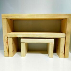 3段コンパクトラック 本棚整理にも! ☆ハンドメイド
