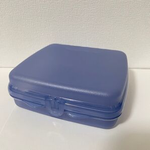 【新品未使用】Tupperware サンドイッチキーパー(ネイビー)送料無料