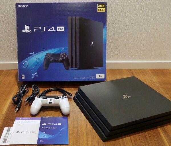 ★PlayStation4 Pro ジェット・ブラック 1TB(SSD換装済) CUH-7200BB01
