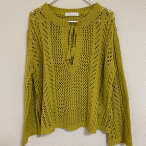 ◇5/16限定・最終価格!! 【美品】アーバンリサーチ 透かし編み セーター 長袖