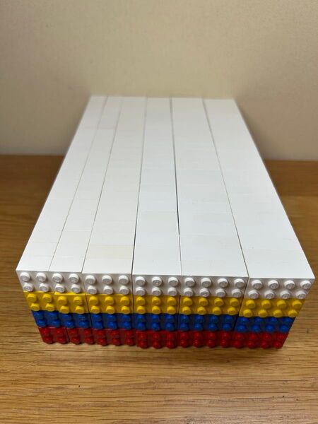 LEGO レゴブロック 基本パーツ白色、黄色、青色、赤色、セット
