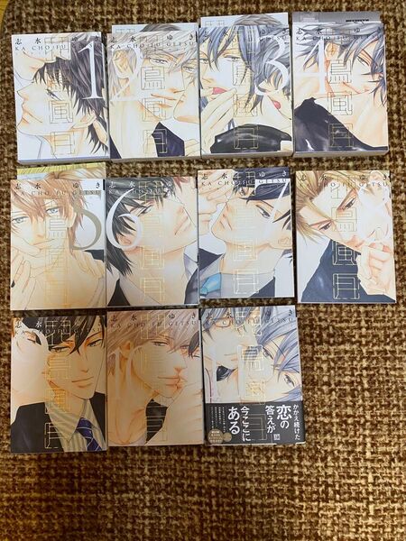 花鳥風月 1〜11巻 すべて初版 2〜5巻に小冊子付き 志水ゆき